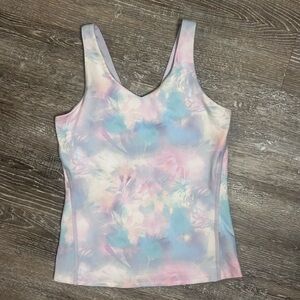 Girls All in Motion Pastel Tie-Dye Tank Top NWOT
